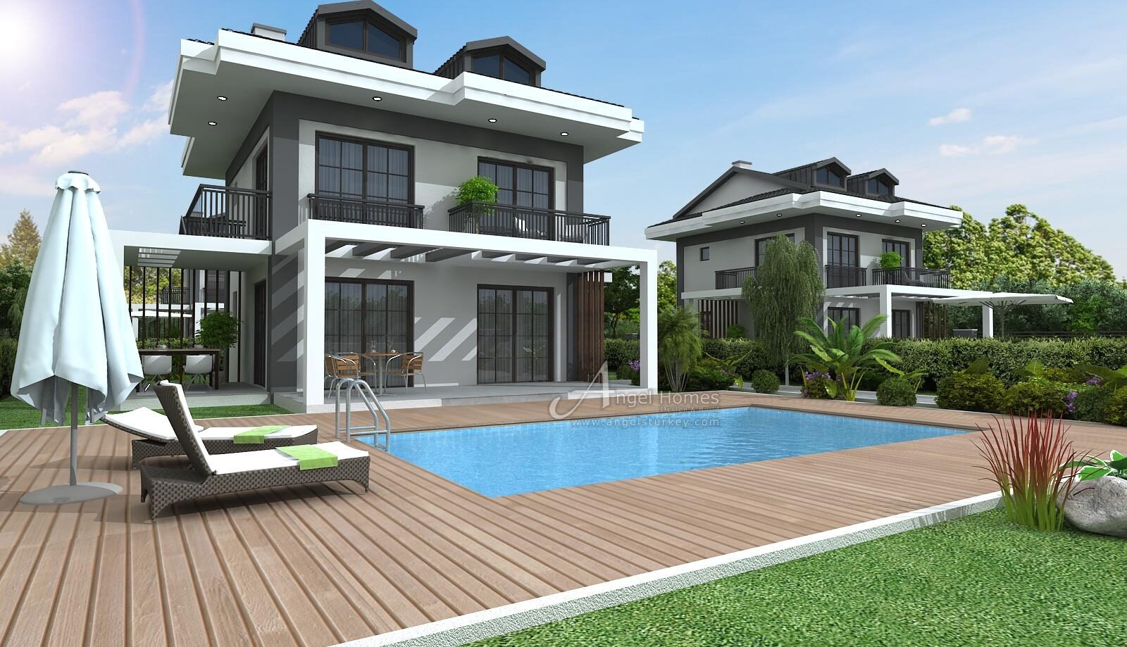 4 bedroom villas