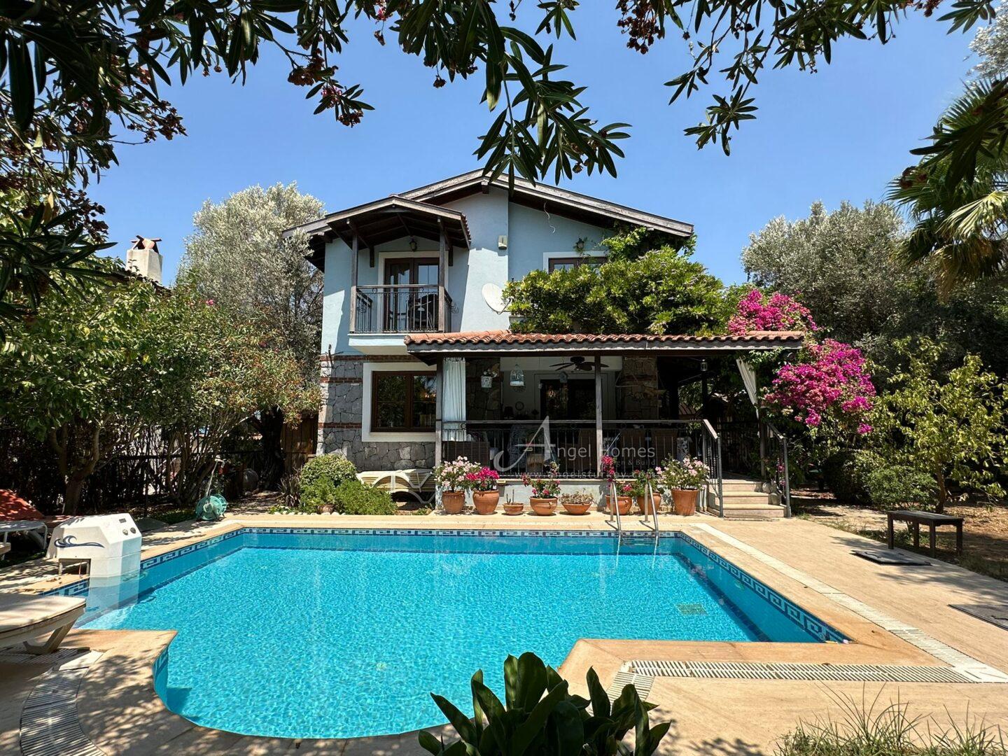 3-BED RESALE VILLA WITH A POOL IN OVACIK - Angel Homes